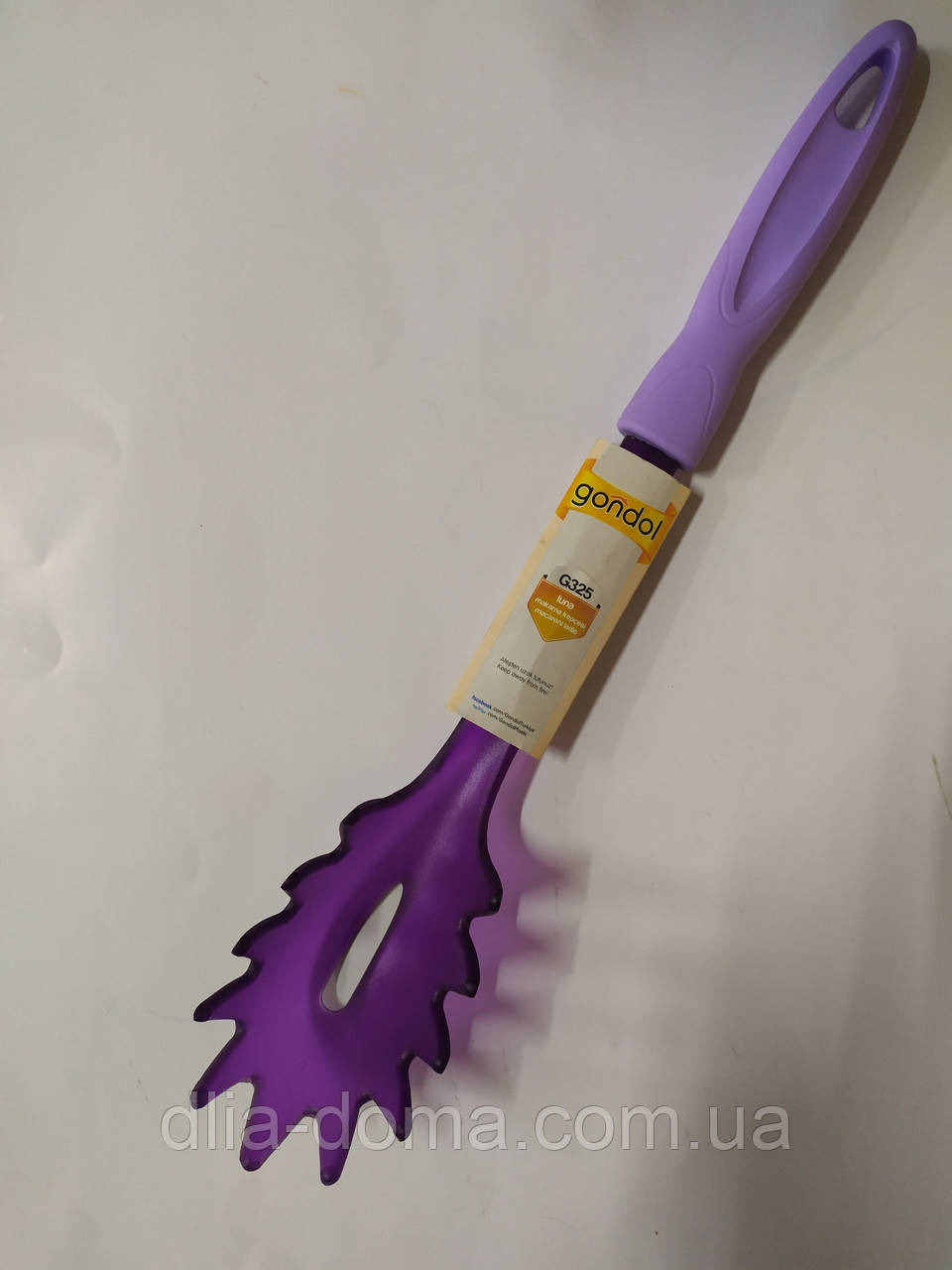 Ложка для спагетті прозора 32 см G325, фото 1