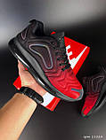 Кросівки чоловічі Nike Air Max 720 Найк Аїр червоні модні бігові кросівки текстиль для повсякденного носіння, фото 2