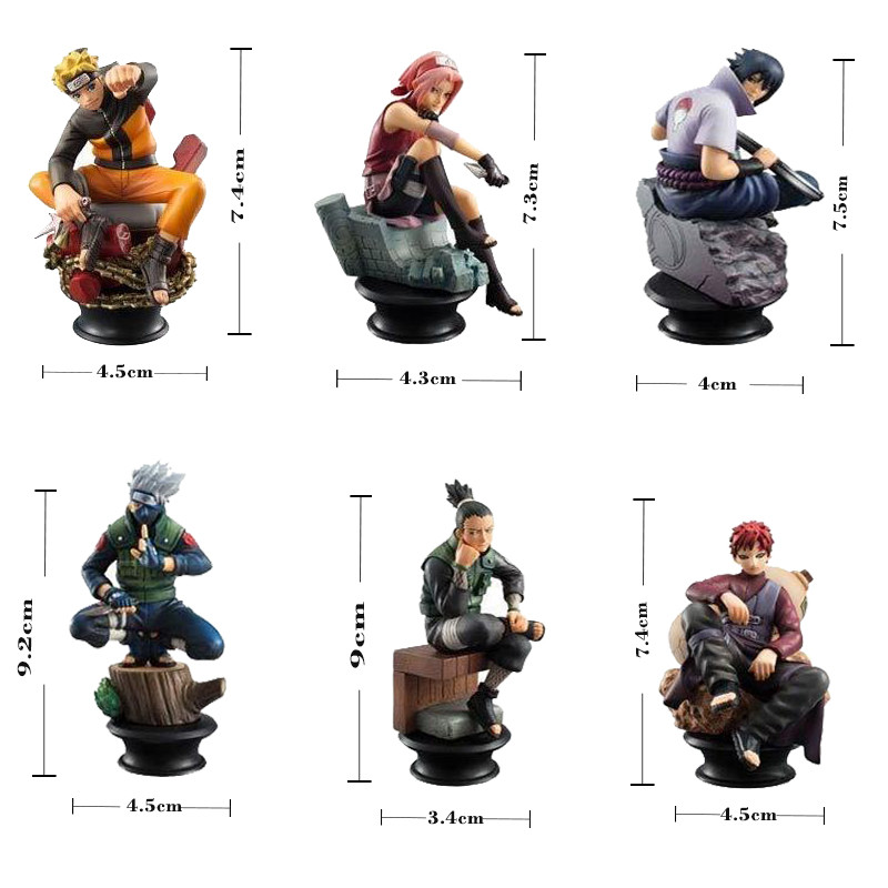 Набор Наруто в виде шахматных фигур 6 шт Naruto Shippuden 10.0 cм NА 22.90 - фото 9 - id-p1829369053