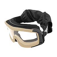 Тактическая защитная маска очки MFH KHS Койот