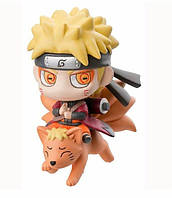 Фигурка чиби Узумаки на Курама Наруто Uzumaki and Kurama Shippuden Naruto 6,0 см NA 22.97