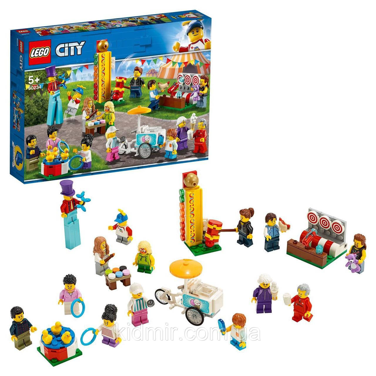 LEGO City Town 60234 Комплект мініфігурок Веселий ярмарок