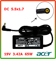 Блок питания для ноутбука Acer 19V 3.42A 65W (DC 5.5*1.7)