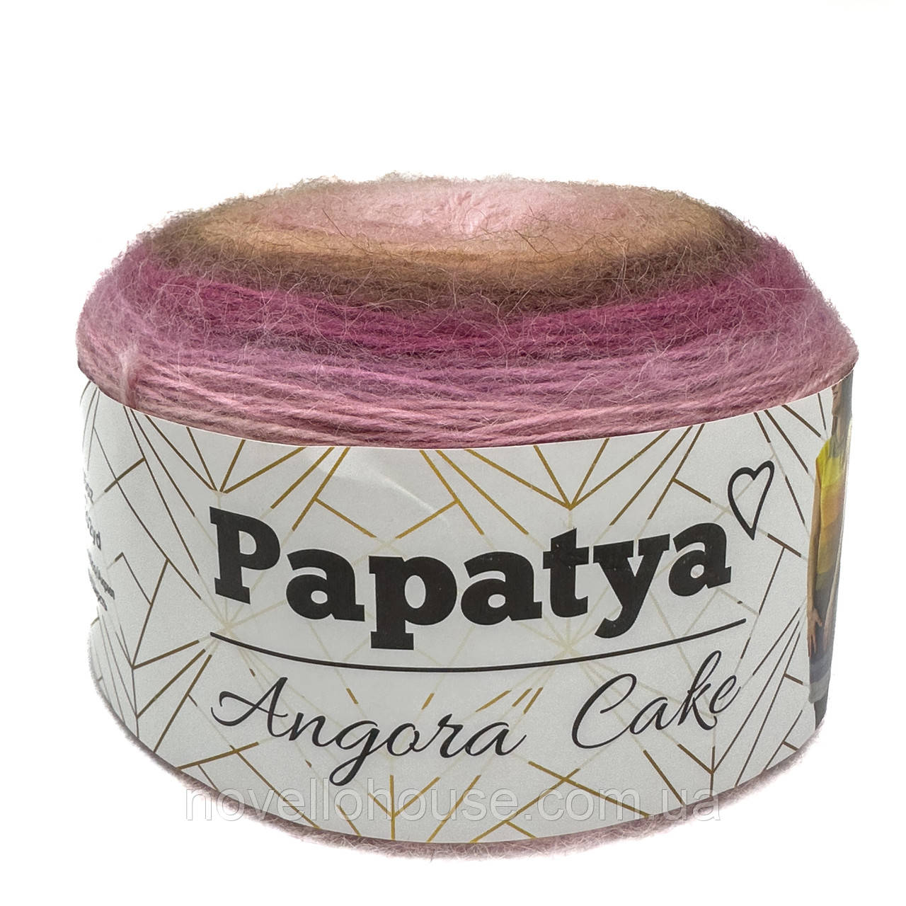 PAPATYA ANGORA CAKE (Папатя Ангора Кейк) № 602 (Вовняна пряжа з акрилом, нитки для в'язання)
