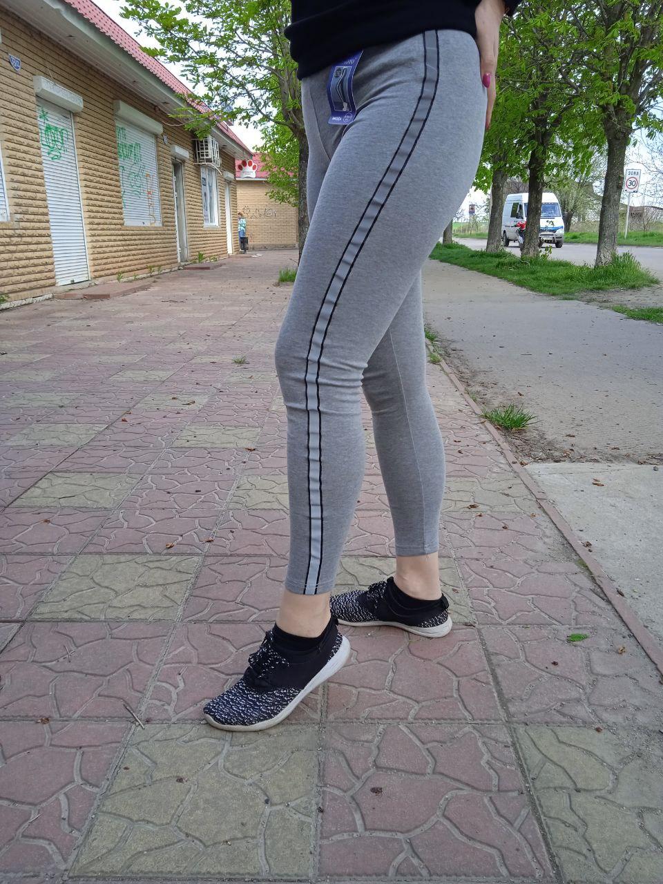 Жіночі стрейчеві лосини "ЗОЛОТО" Art: 754-13 Смужки