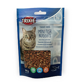 Ласощі для кота Mini Nuggets з тунцем і куркою 50г Trixie TX-42741