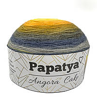 PAPATYA ANGORA CAKE (Папатя Ангора Кейк) № 606 (Шерстяная пряжа с акрилом, нитки для вязания)