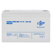 Акумулятор мультигелевий LogicPower AGM LPM-MG 12 V - 80 Ah