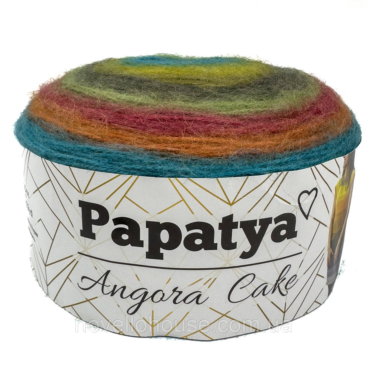 PAPATYA ANGORA CAKE (Папатя Ангора Кейк) № 611 (Вовняна пряжа з акрилом, нитки для в'язання)