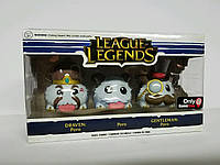 Funko League of Legends Poro 3 Pack Draven, Gentleman Эксклюзив для Gamestop