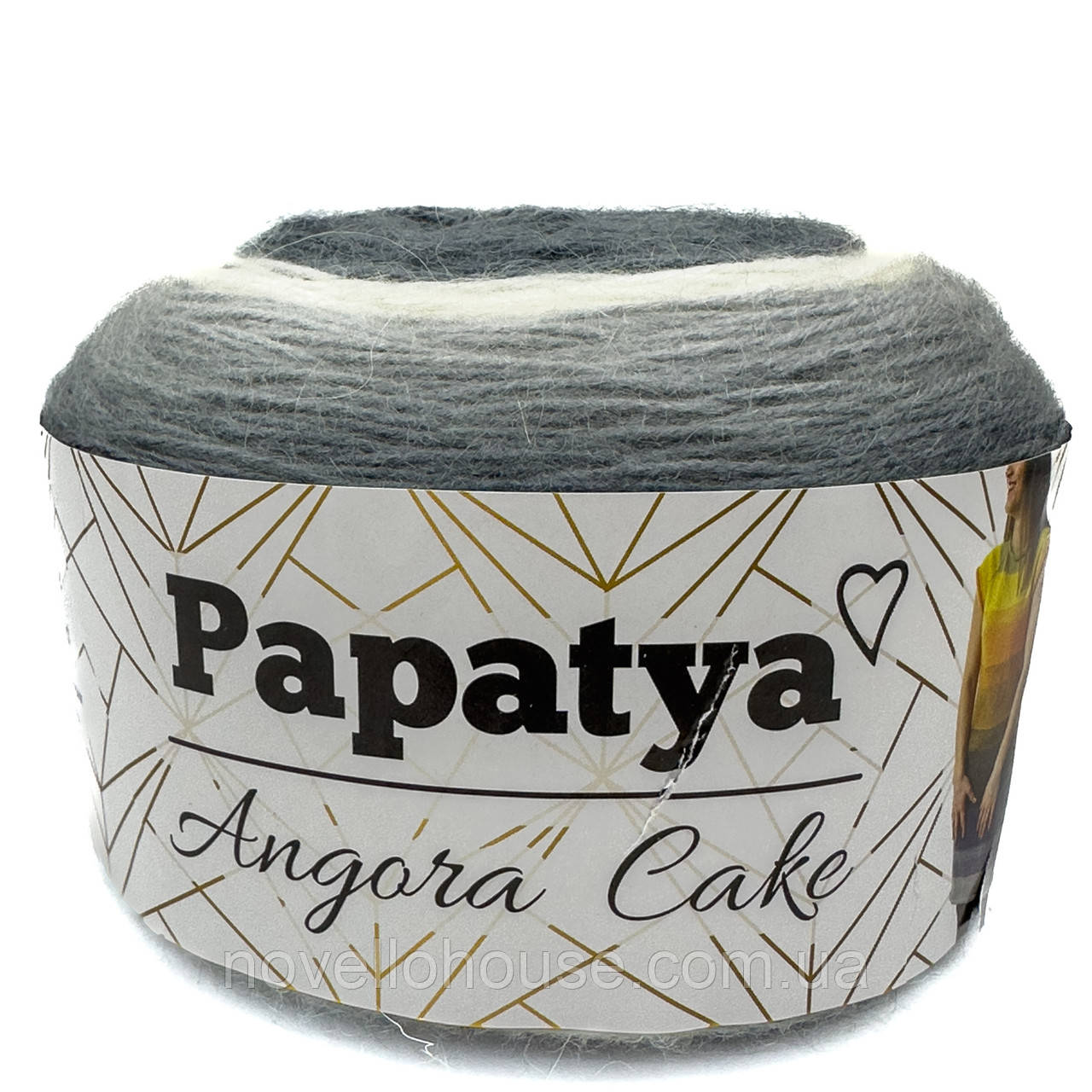 PAPATYA ANGORA CAKE (Папатя Ангора Кейк) № 614 (Вовняна пряжа з акрилом, нитки для в'язання)