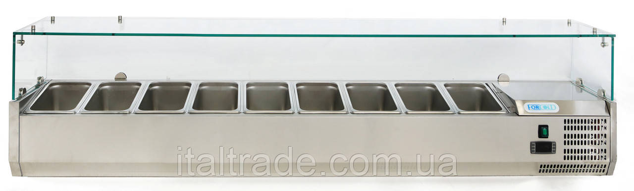 Вітрина холодильна для топінгу Forcold G-VRX1800-330 на 9xGN1/4
