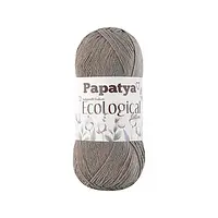 PAPATYA ECOLOGICAL Cotton (Папатья Эколожикал Коттон) №303 темный беж (Пряжа 100% хлопок, нитки для вязания)