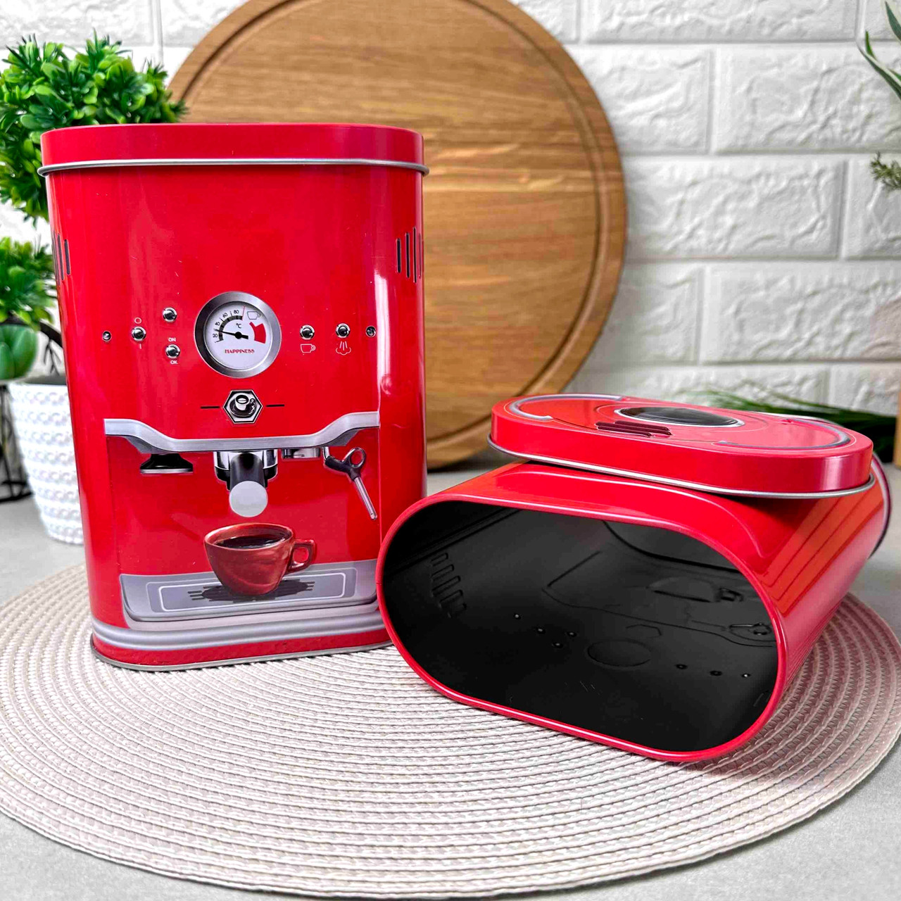 Набір металевих овальних банок для карго., фото 1