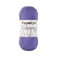 PAPATYA ECOLOGICAL Cotton (Папатья Эколожикал Коттон) № 504 сиреневый (Пряжа 100% хлопок, нитки для вязания)