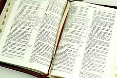 Укр. Біблія середнього формату Огієнко (бордова, натуральна шкіра, золото, блискавка, індекси, 15х21), фото 5