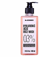 Гель для вмивання з гіалуроновою кислотою Hyaluronic acid face wash 0,3% Mr.SCRUBBER 400мл