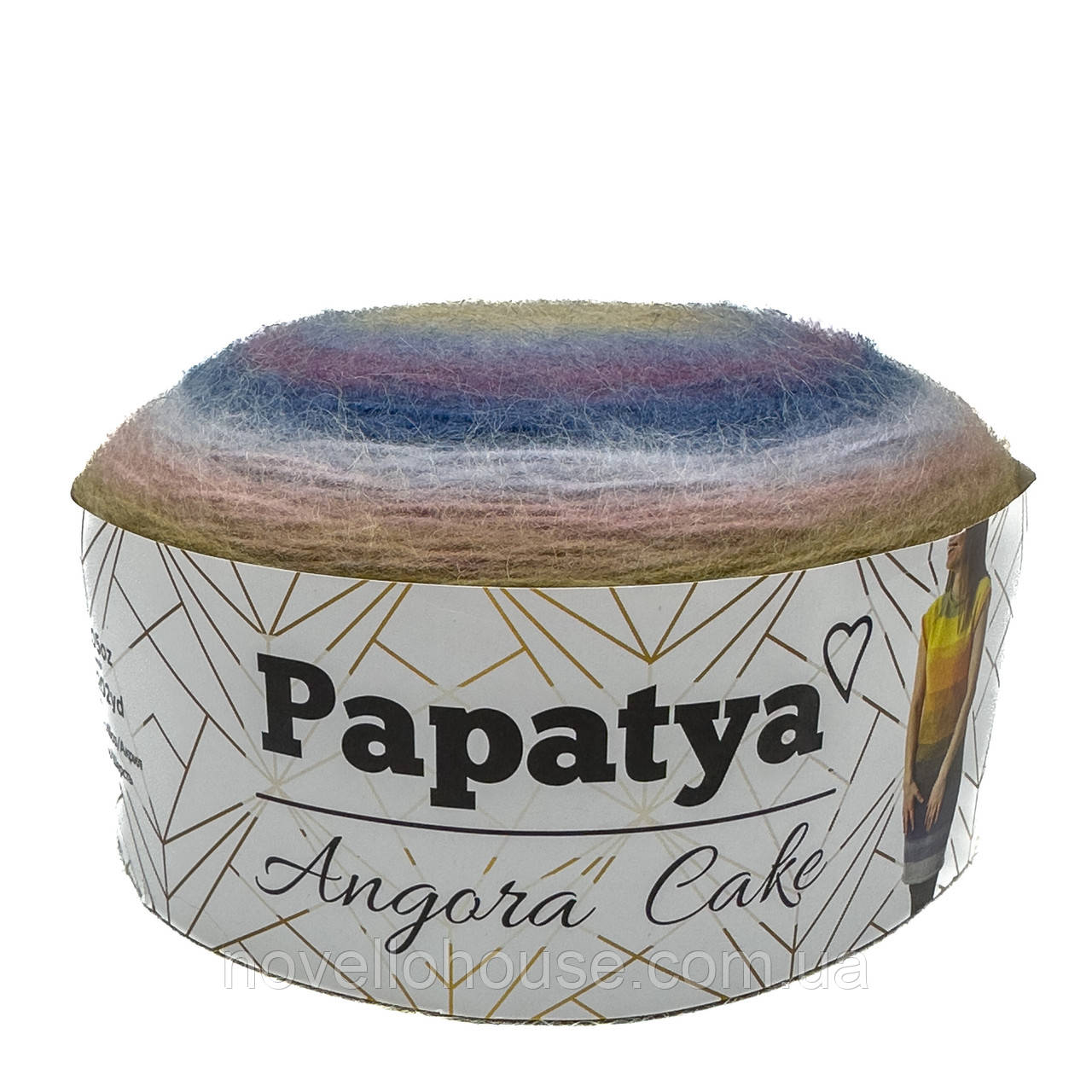 PAPATYA ANGORA CAKE (Папатя Ангора Кейк) № 601 (Вовняна пряжа з акрилом, нитки для в'язання)