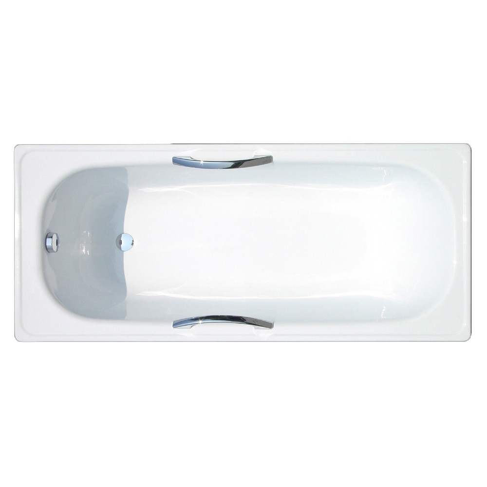 Ванна сталева Estap Iris 160x71 з ручками