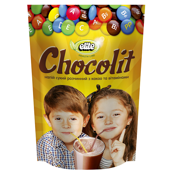 Купить Какао-напиток растворимый Elite Chocolit в гранулах, 150г ...