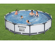 Каркасний басейн Bestway 56416 (366х76 см) (Картріджний фільтр-насос 1249 л/год), фото 3