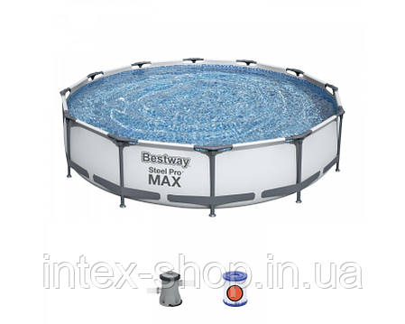 Каркасний басейн Bestway 56416 (366х76 см) (Картріджний фільтр-насос 1249 л/год), фото 1