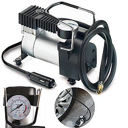 Автомобільний компресор від прикурювача 965 кПа, Air pump HS-208 / Портативний насос для підкачування коліс