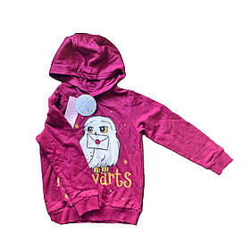 Дитяча кофта Harry Potter Size з буклею Бордова 110р