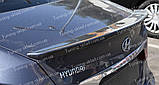 Спойлер Hyundai Sonata YF (спойлер на кришку багажника Хендай Соната 6), фото 3