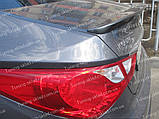 Спойлер Hyundai Sonata YF (спойлер на кришку багажника Хендай Соната 6), фото 5