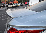 Спойлер Hyundai Sonata YF (спойлер на кришку багажника Хендай Соната 6), фото 9