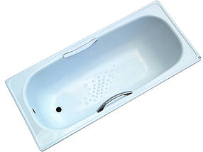 Ванна сталева Estap Iris 170x71 Sky з ручками