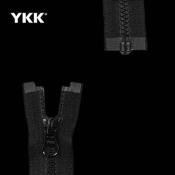 Блискавка тракторна ykk 5 60 см колір чорний