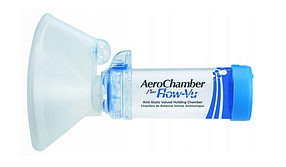 Спейсер Aero Chamber з клапаном Plus Flow-Vu інгалятор з маскою для дорослих