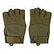 Рукавиці тактичні без пальців Mil-Tec Army  Fingerless Gloves 12538501 Olive розмір L, фото 6