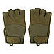 Рукавиці тактичні без пальців Mil-Tec Army Fingerless Gloves 12538501 Olive розмір XL, фото 6