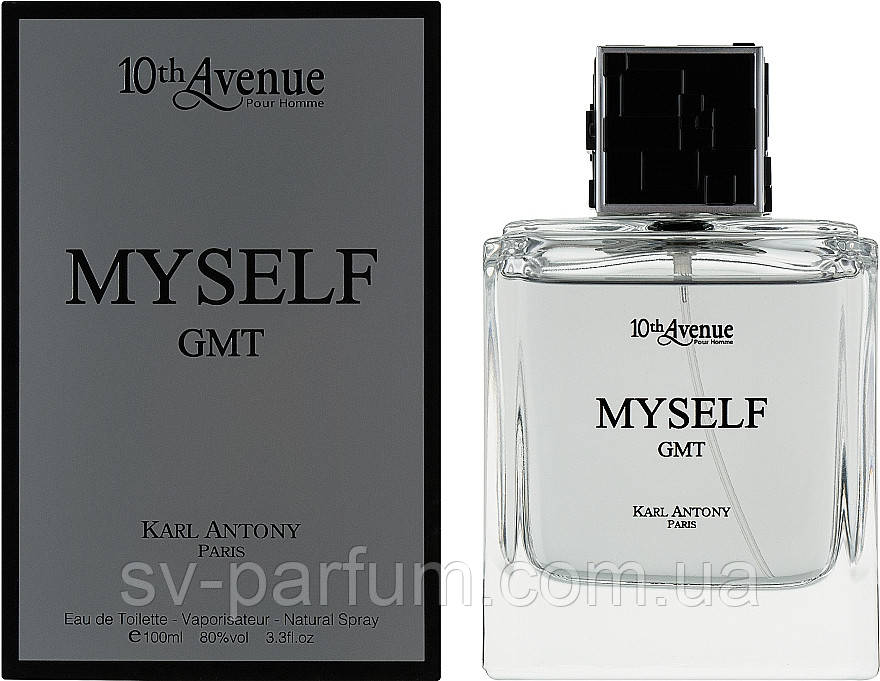 Туалетна вода чоловіча 10th Avenue Myself GMT 100ml