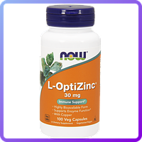 Минеральный комплекс NOW L-OptiZinc 30 mg (100 капс) (102756)