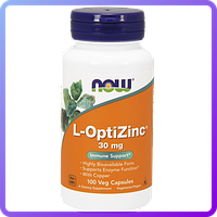 Мінеральний комплекс NOW L-OptiZinc 30 mg (100 кап) (102756)