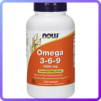 Комплекс незамінних жирних кислот NOW Omega 3-6-9 (250 кап) (102780)