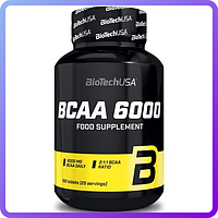 Амінокислоти BCAA BioTech BCAA 6000 (100 таб) (101263)