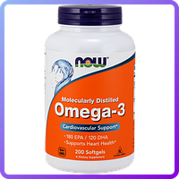 Комплекс незаменимых жирных кислот NOW Omega 3 (200 капс) (102784)