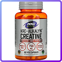 Креатин NOW Kre-Alkalyn Creatine (120 кап) (102785)