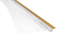 Профіль ПВХ віконний примикаючий THERMOMASTER W-Prof із сіткою 10см 2,5м
