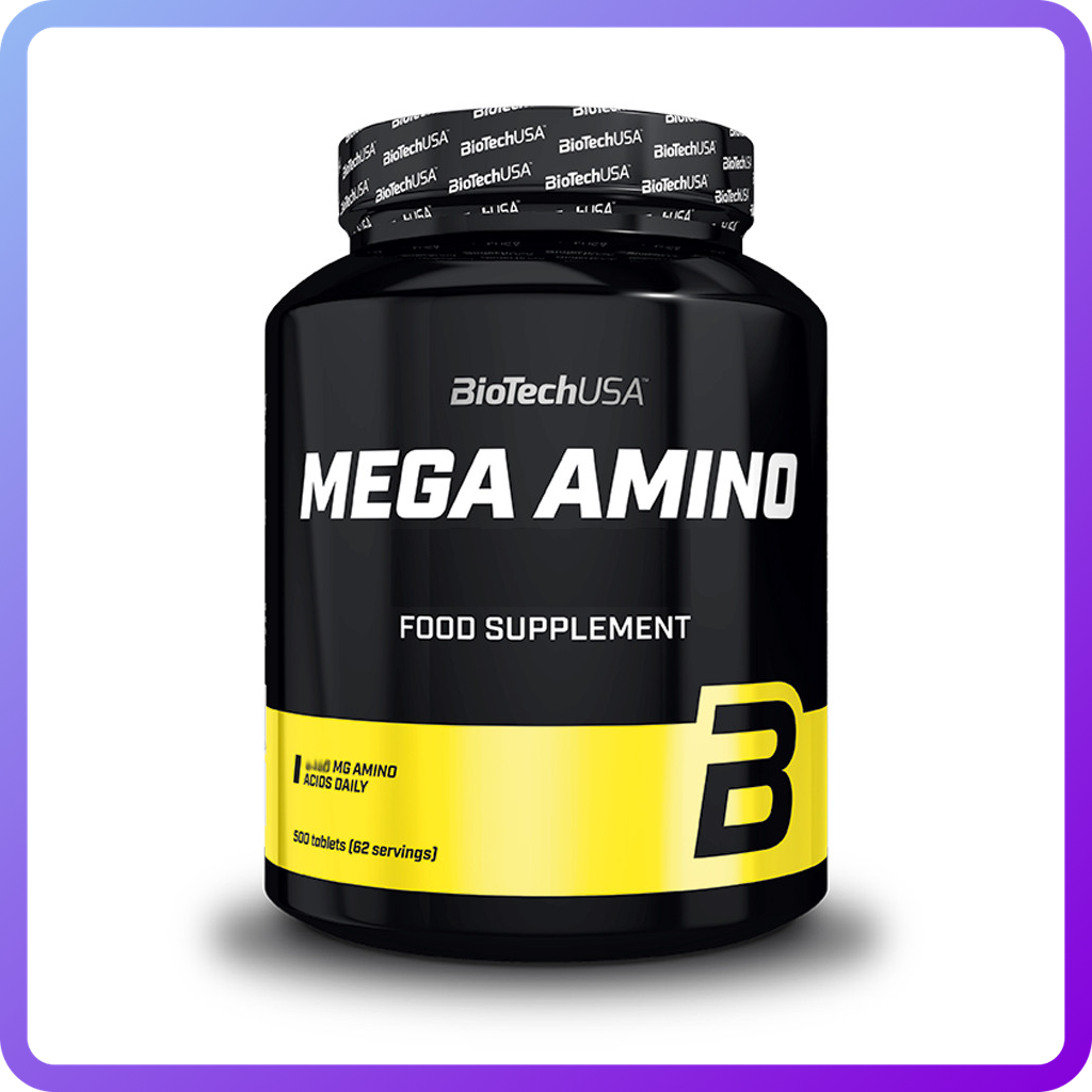 Амінокислоти BioTech Mega Amino (500 піг) (101282)