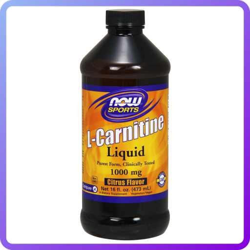 Жироспалювач NOW L-Carnitine Liquid 1000 mg (473 мл) (102803)