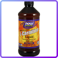 Жиросжигатель NOW L-Carnitine Liquid 3000 mg (473 мл) (102804)