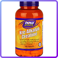 Креатин NOW Kre-Alkalyn Creatine (240 кап) (224054)