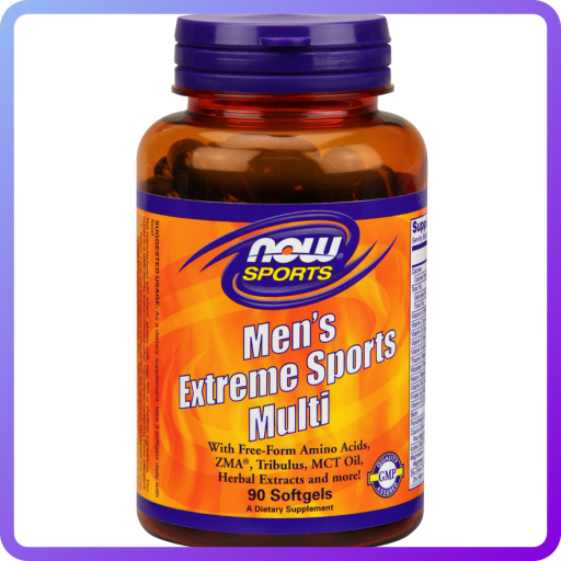 Вітаміни для чоловіків NOW men's Extreme Sports Multi (90 капс) (224060)