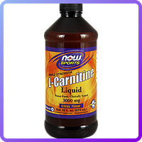 Жиросжигатель NOW L-Carnitine Liquid 3000 mg (473 мл) (446304)
